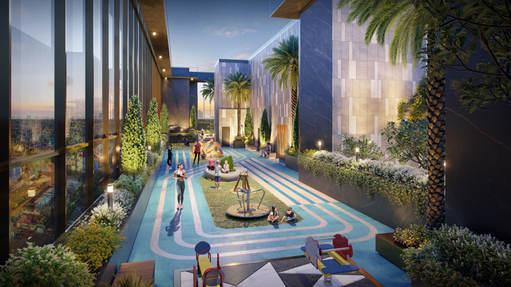 Hệ thống tiện ích trên cao độc đáo sẽ mang đến trải nghiệm sống khác biệt cho các cư dân tương lai